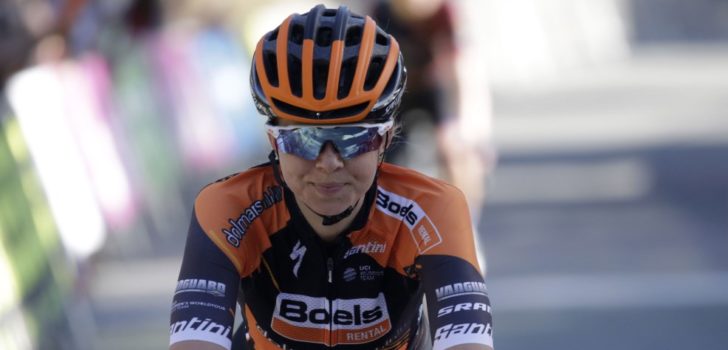 Boels-Dolmans vreest voor gebroken pols bij Jip van den Bos