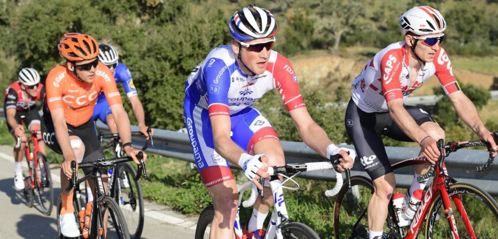 Groupama-FDJ mikt met Stefan Küng op top-10 in Strade Bianche