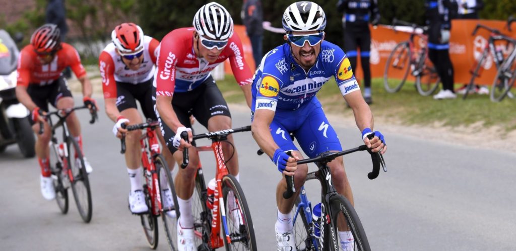 Julian Alaphilippe tevreden met tweede plaats in Brabantse Pijl