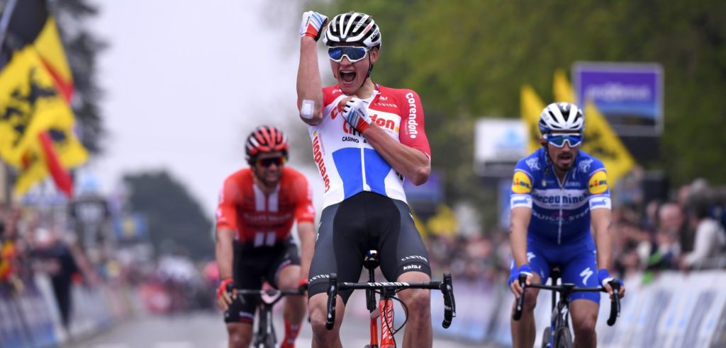 Mathieu van der Poel vloert Alaphilippe in de Brabantse Pijl