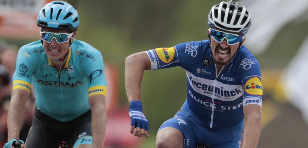 Julian Alaphilippe volgt zichzelf op in de Waalse Pijl