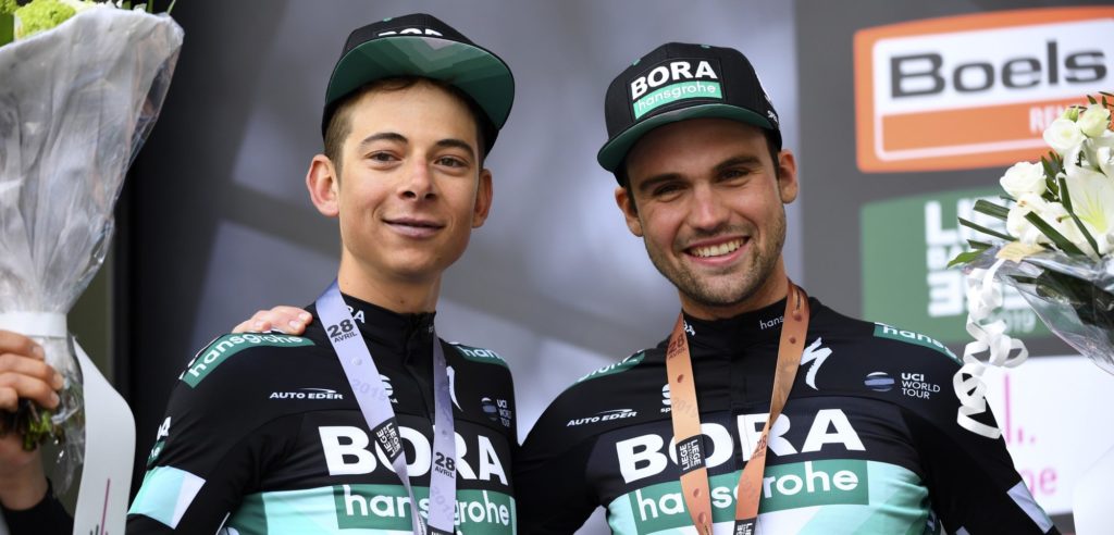 Formolo en Schachmann bezorgen BORA-hansgrohe kampioenstruien