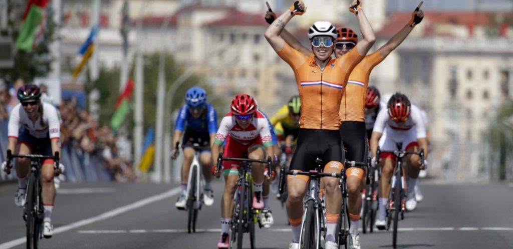 Nederlands een-tweetje op Europese Spelen: Lorena Wiebes is Marianne Vos de baas