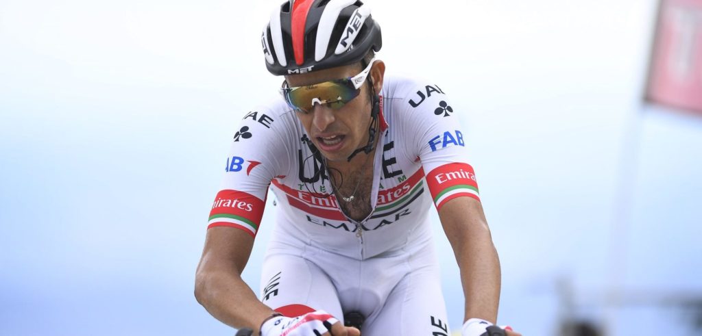 UAE Emirates komt met schrik vrij na val in ploegentijdrit
