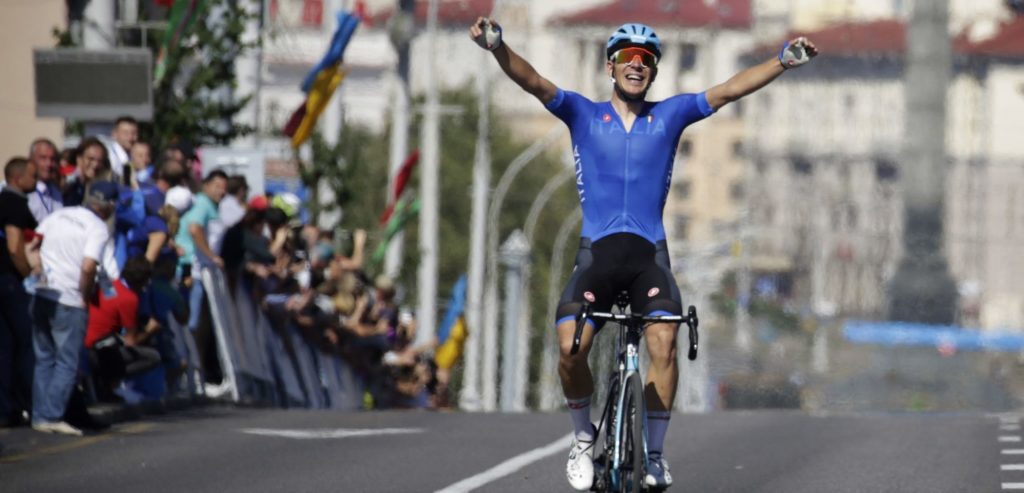 Bert Van Lerberghe, Davide Ballerini en Nils Politt in beeld bij Deceuninck-Quick-Step