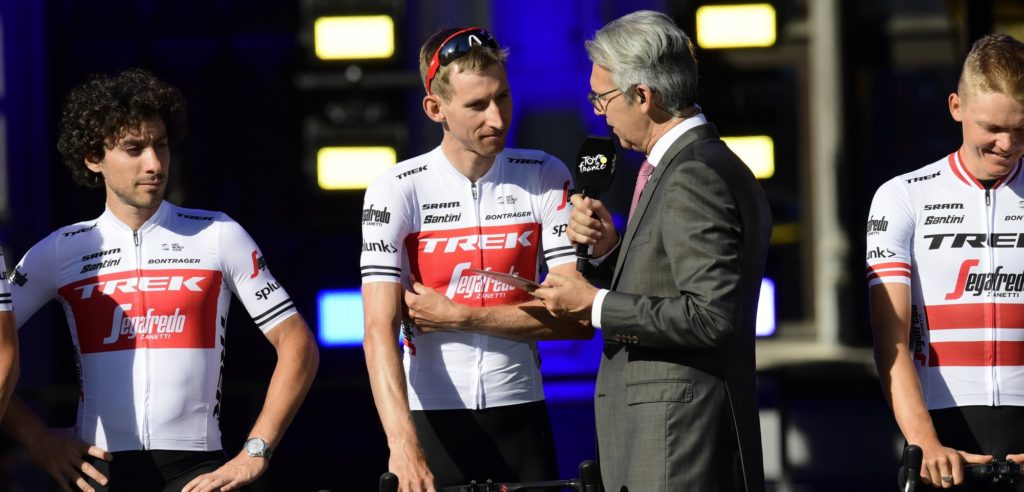 Tour 2019: Ook Trek-Segafredo in een aangepast wit tenue