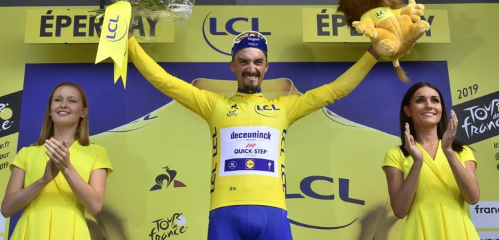 Tour 2019: Droom komt uit voor Julian Alaphilippe na veroveren gele trui