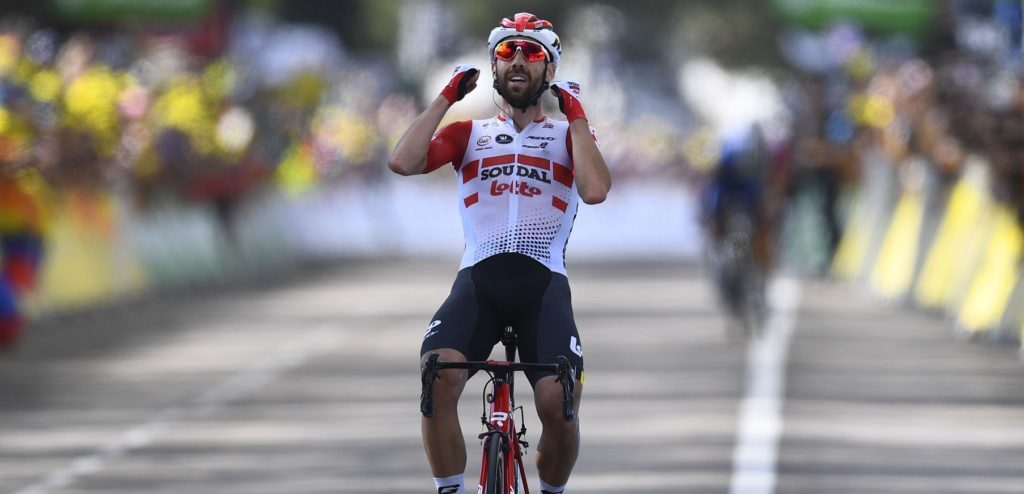 Tour 2019: Machtige solo brengt De Gendt de zege, Alaphilippe herovert de gele trui