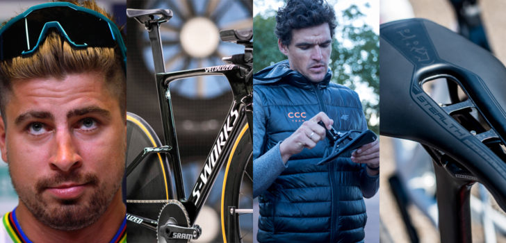 Nieuw in de Tour: 100%, Specialized, Cube, Scott, Giant, PRO
