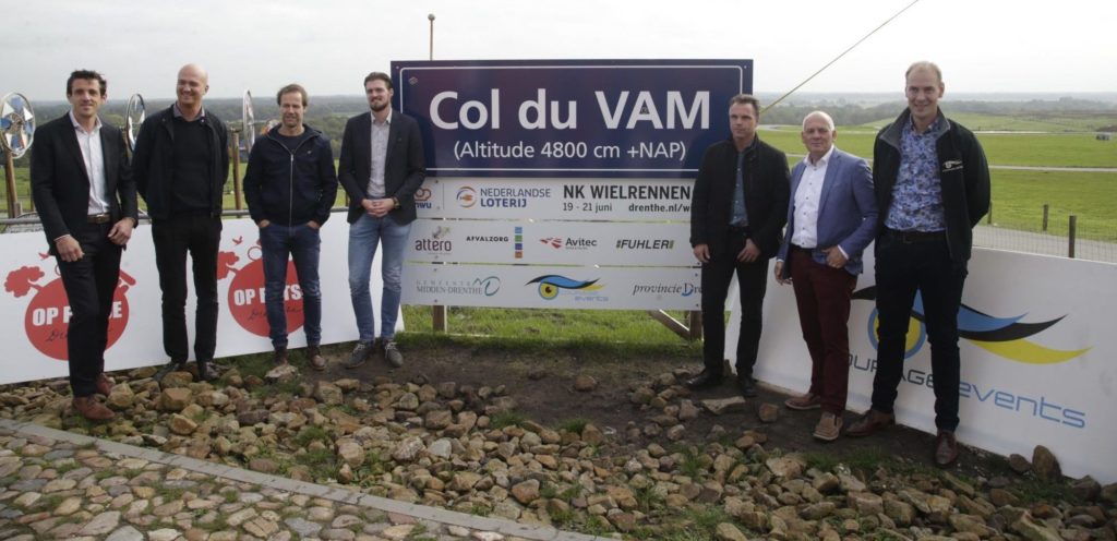 Fictief Drents heideschaap siert de VAM-berg tijdens EK wielrennen