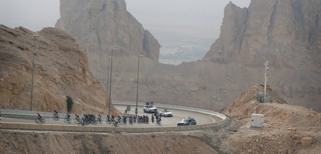 UAE Tour wijzigt parcours: twee aankomsten op Jebel Hafeet
