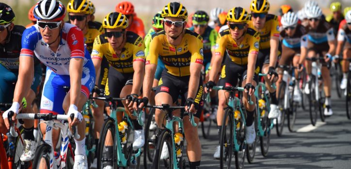 Geen paniek bij Jumbo-Visma na uitbraak coronavirus in UAE Tour