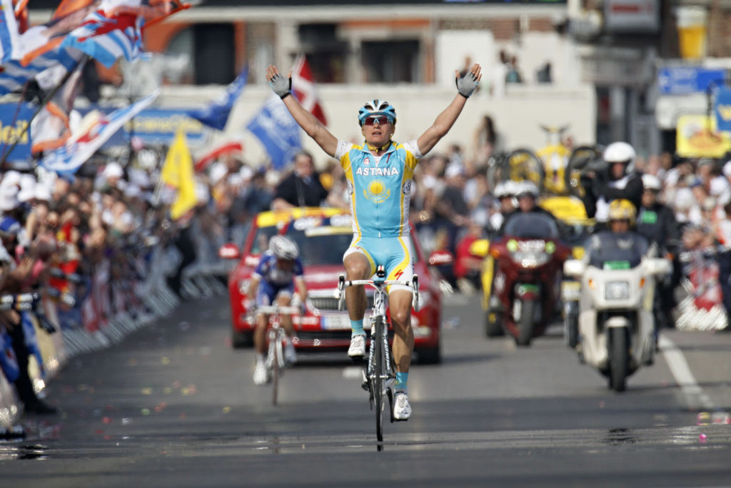 Alexandre Vinokourov wint Luik-Bastenaken-Luik 2010
