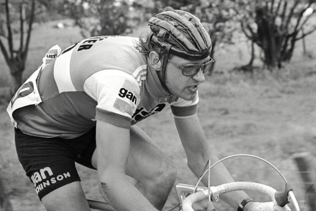 Gerrie Knetemann in het shirt van Gan Mercier