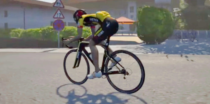 Sepp Kuss wint eRace Jumbo-Visma op Zwift
