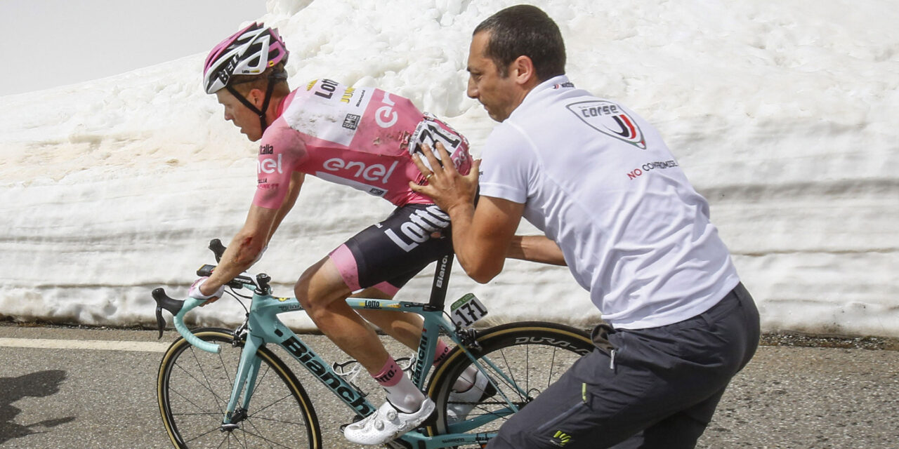 Kruijswijk verliest roze op Colle dell'Agnello