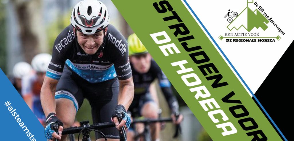 Van Ekeren (VolkerWessels-Merckx) beklimt Amerongse Berg honderd keer voor lokale horeca
