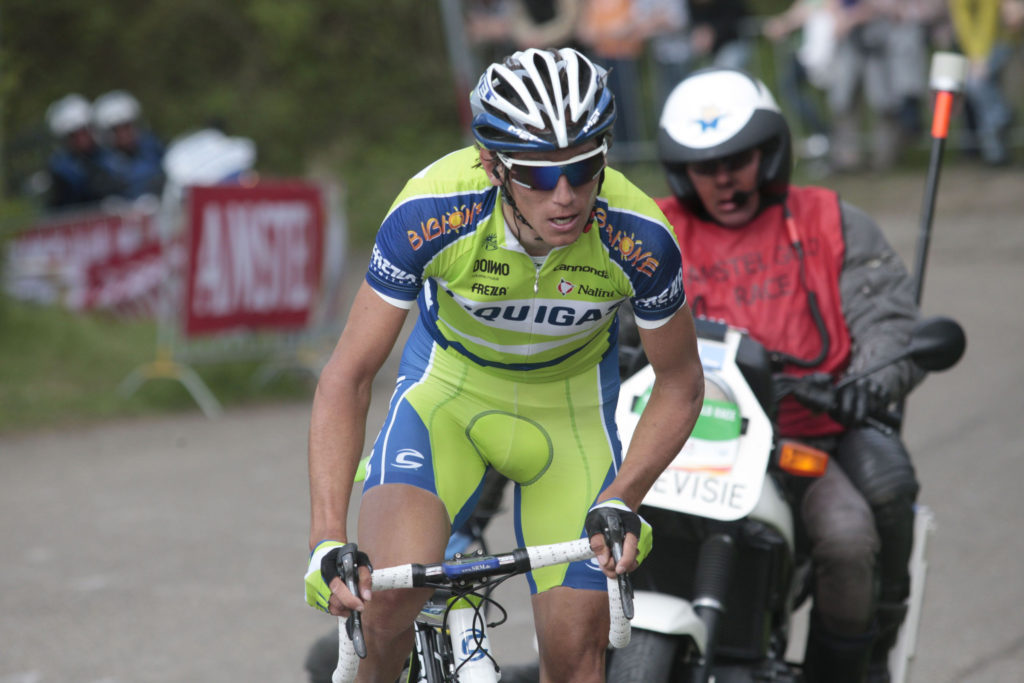 Roman Kreuziger in de kleuren van Liquigas