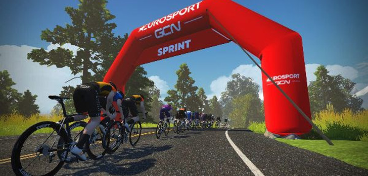 Michael Gogl sprint naar virtuele zege in Tour for All, Van der Poel opnieuw derde
