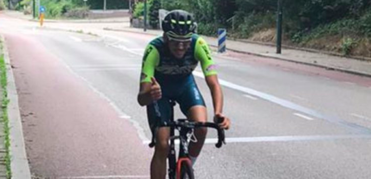 Etienne van Empel doet Everesting Challenge in Rhenen: 292 keer omhoog