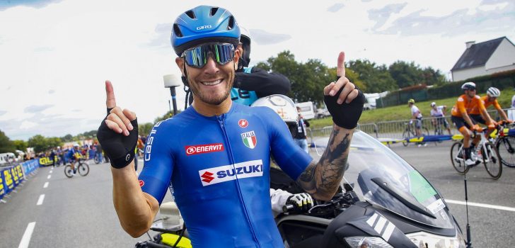 Giacomo Nizzolo aarzelde in de sprint: “Maar uiteindelijk was ik de gelukkige”