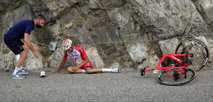 Tour 2020: Virtuele bergtruidrager Anthony Perez moet opgeven