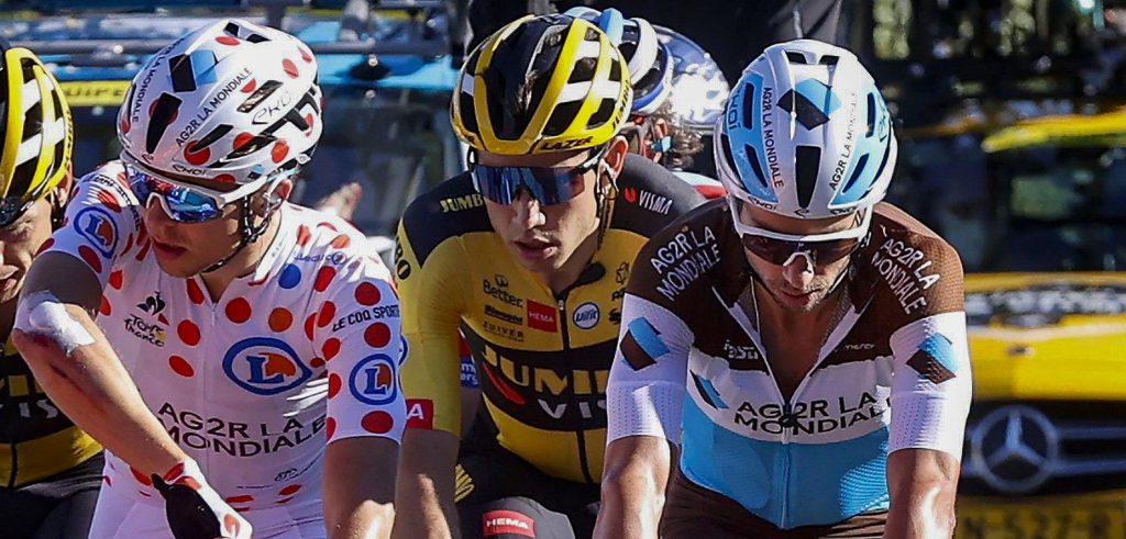 Wout van Aert: “Ik kon met veel kunst- en vliegwerk rechtblijven”