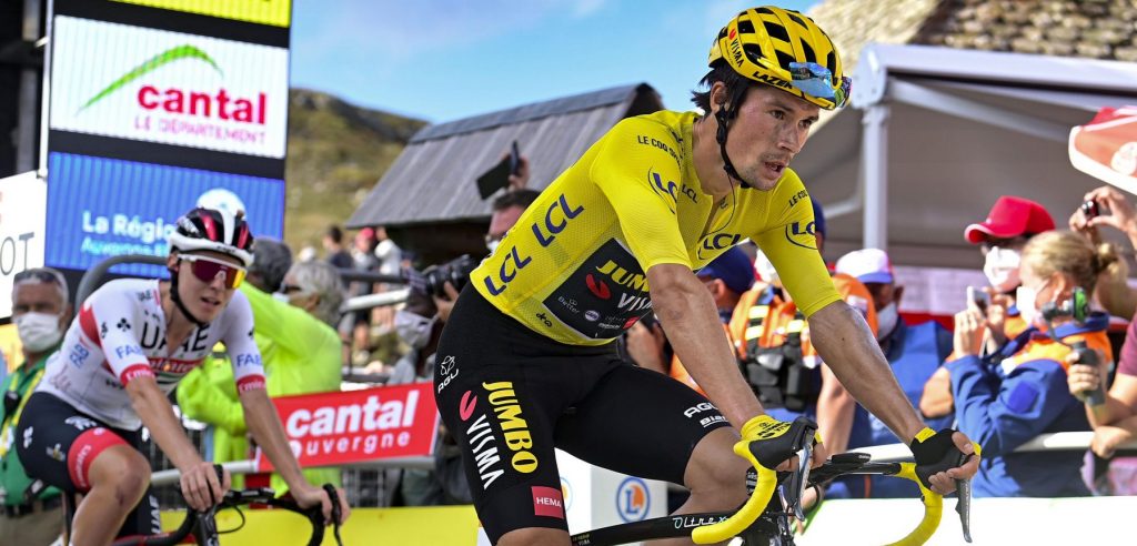 Primoz Roglic steviger in het geel: “Super blij met hoe het vandaag ging”