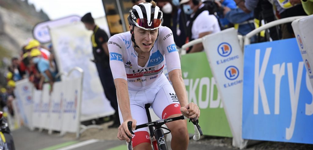 Pogacar richt zich al op plek twee: “Roglic moet wel een hele slechte dag hebben”