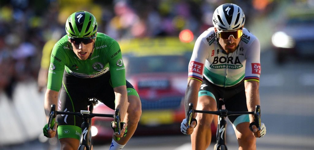 Tour 2020: Peter Sagan feliciteert Sam Bennett al met winst groene trui