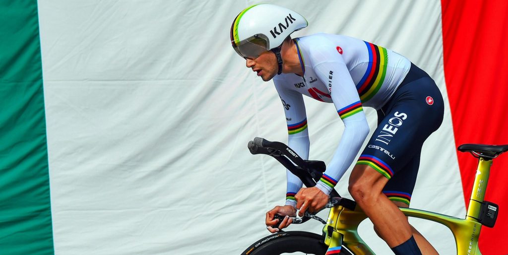 Filippo Ganna bouwt via Giro d’Italia op naar Olympische Spelen
