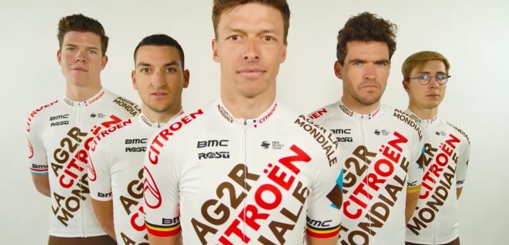 Wielertenues 2021: AG2R Citroën kiest voor wit, bruin en rood