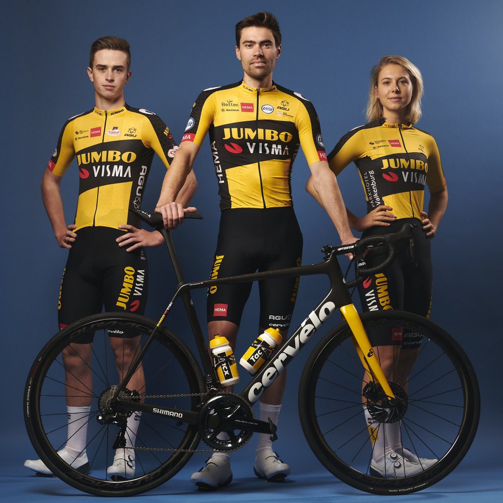 Zenuw Afm Bende Wielertenues 2021: Team Jumbo-Visma showt tenue en fiets voor 2021 |  WielerFlits