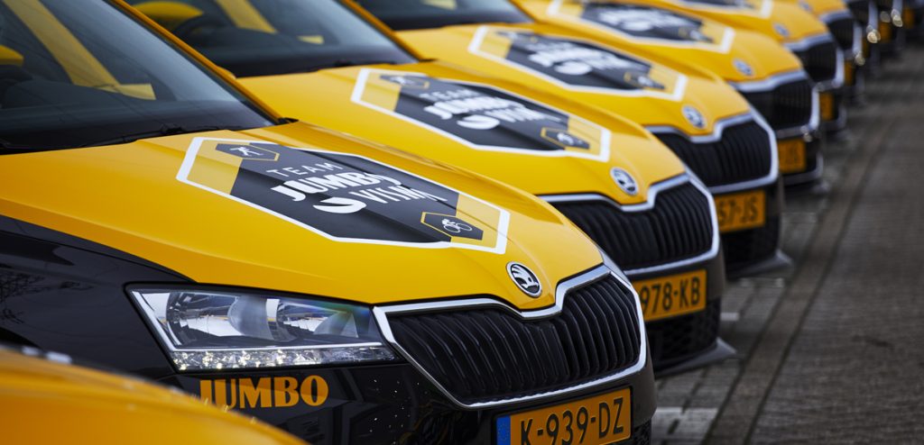 Jumbo-Visma rijdt de komende drie jaar met Skoda