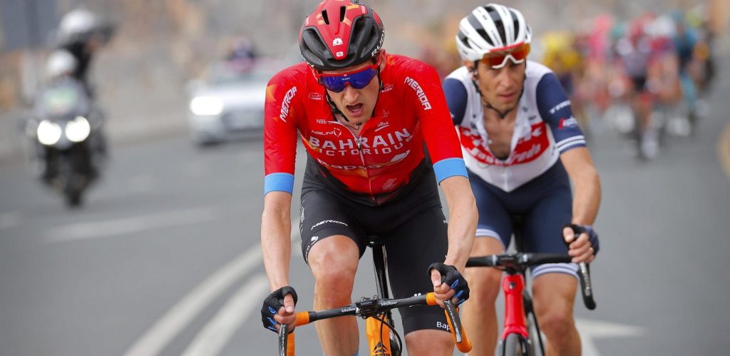 Wout Poels in Catalonië terug in koers na knieblessure