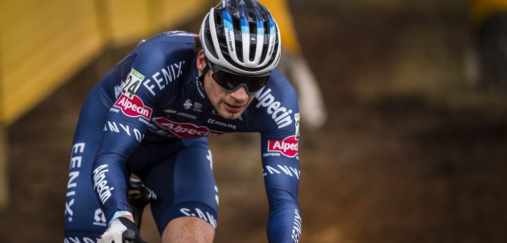 David van der Poel koerst minder op de weg: “Wil er meteen staan in het veld”