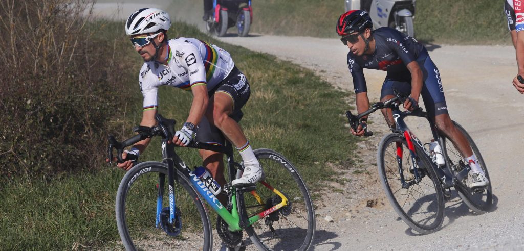 Julian Alaphilippe op waarde geklopt: “Van der Poel was de sterkste”