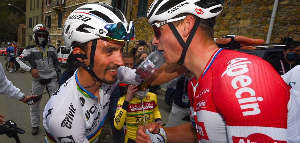 Alaphilippe: “Hopelijk kan ik met een of twee man in de finale staan”