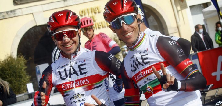 Rui Costa kopman bij UAE Emirates in de Algarve