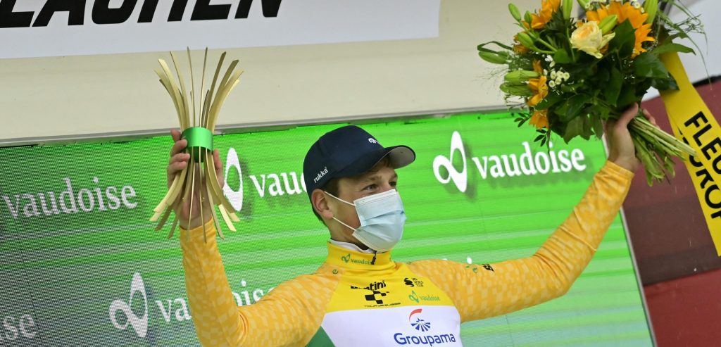 Stefan Küng geniet van leiderstrui: “Vandaag elke twee kilometer iemand herkend”