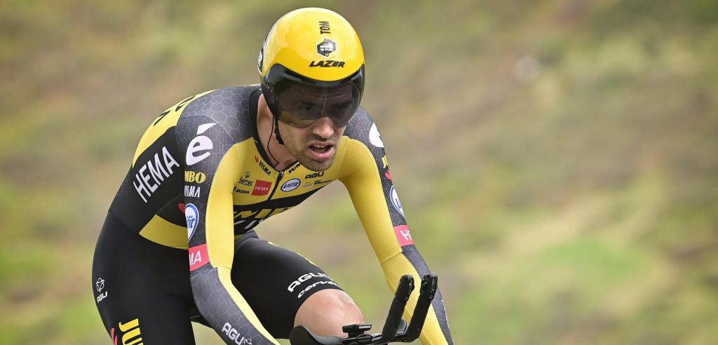 Tom Dumoulin vijfde in klimtijdrit: “Mag hier heel tevreden mee zijn”