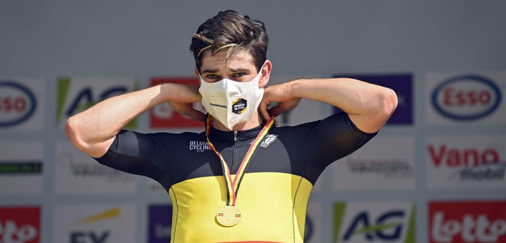 Wout van Aert na zege op BK Wielrennen: “Dit geeft veel vertrouwen voor de Tour”