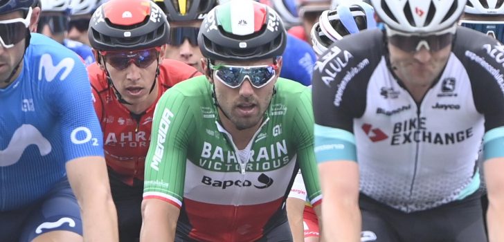 Colbrelli reageert op incident met Roglic: “Ik ben niet de schuldige”