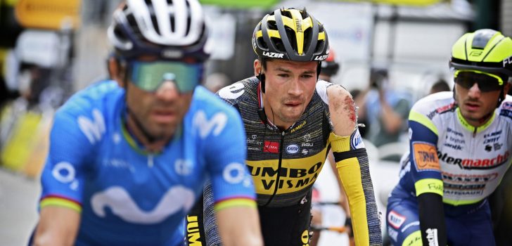 Tour 2021: Geen breuken bij Primoz Roglic na harde valpartij