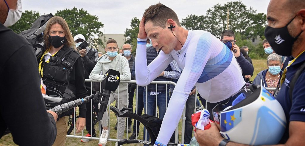 Stefan Küng: “Hopelijk is Pogacar voor de tweede tijdrit een beetje afgemat”