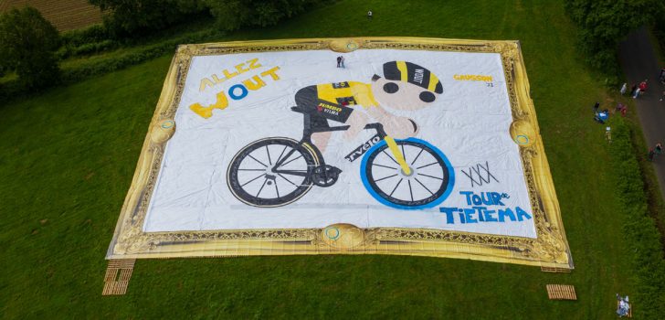 Gigantische aanmoediging voor Wout van Aert breekt wereldrecord