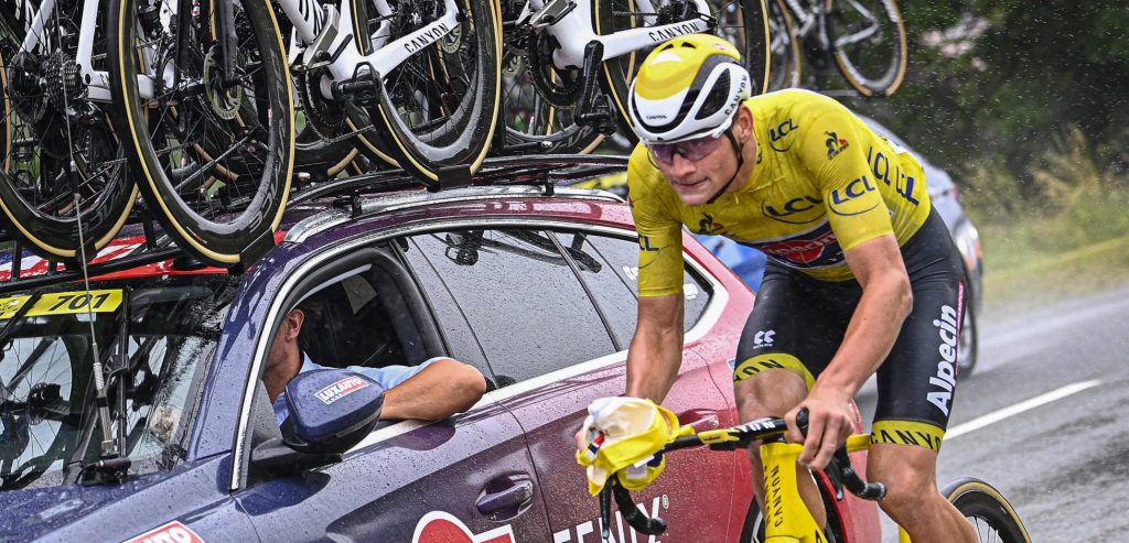 Mathieu van der Poel verliest gele trui: “Ik wil graag door tot Parijs, maar er zijn nog andere doelen”
