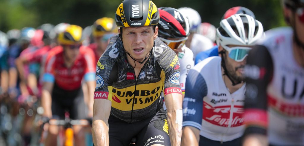 Tony Martin terug op de fiets na opgave in de Tour