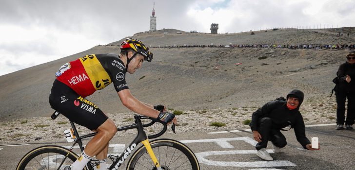 Jumbo-Visma veilt iconische fietsen: Van Aerts Ventoux-Cérvelo levert 16.250 euro op
