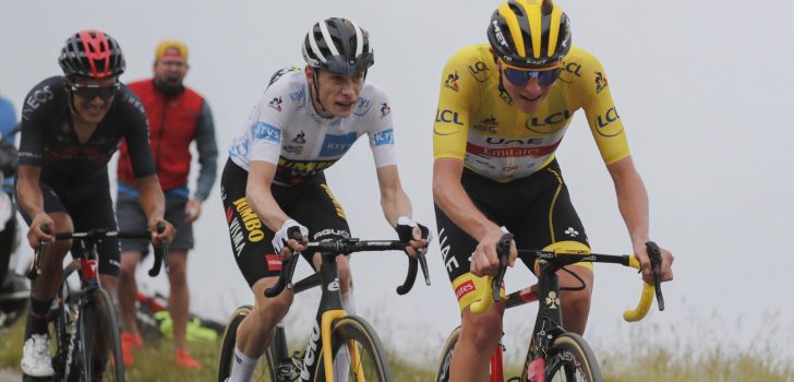 Tour 2021: Dit zijn de verschillen tussen de favorieten na de bergetappe naar de Col du Portet